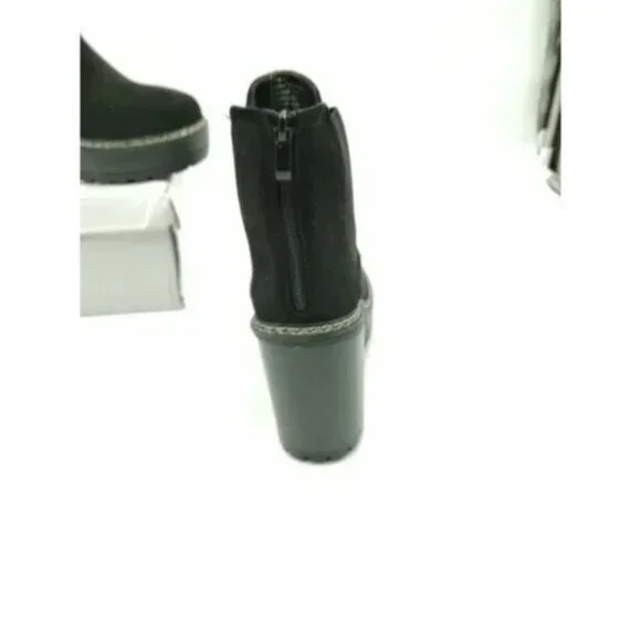Olivia Miller Emily Black Platform Chelsea Booties - Picture 3 of 4
